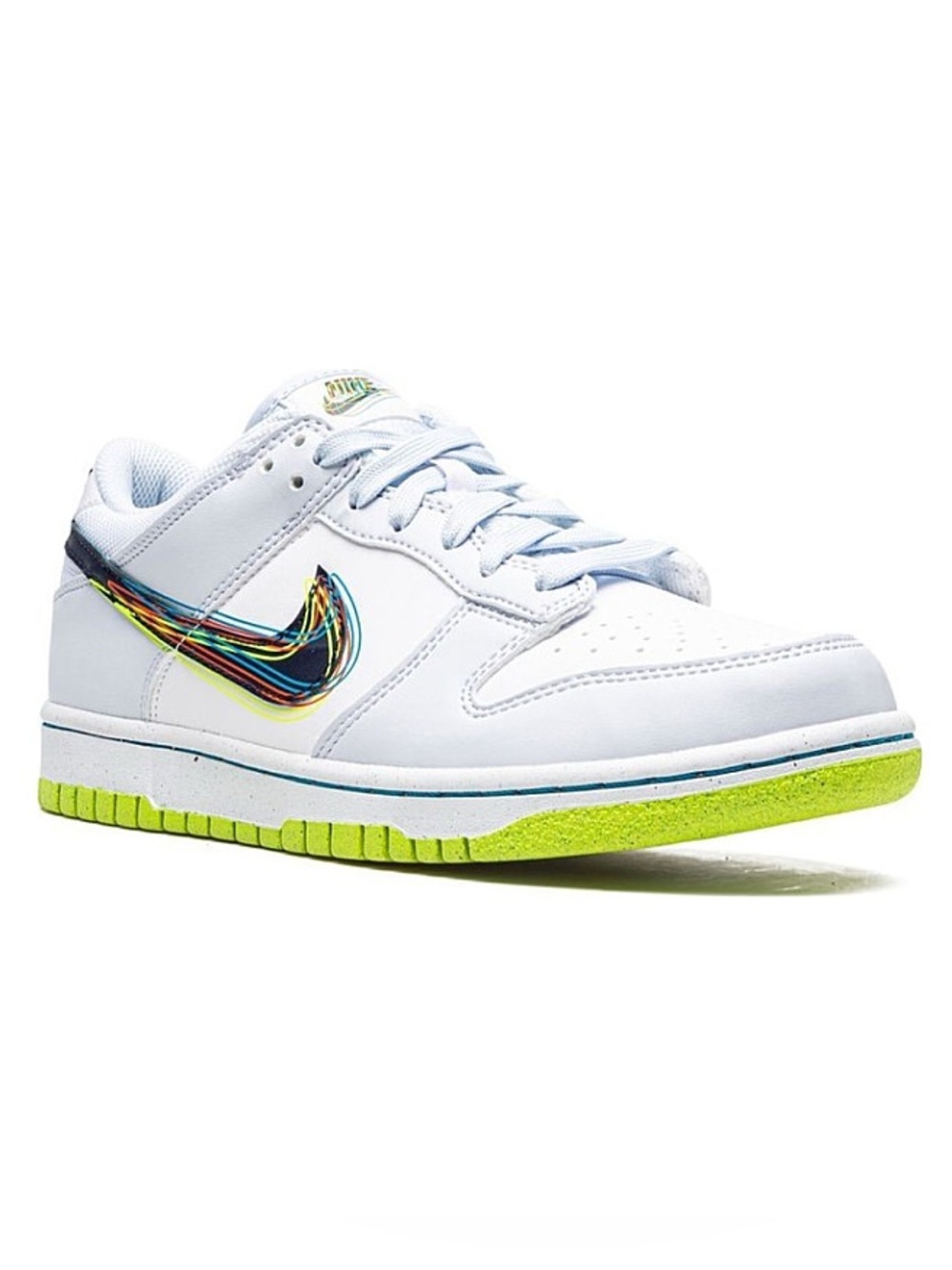 🧃[BRAND NEW] NIKE DUNK LOW 3D SWOOSH GREY GRADE SCHOOL SHOES SIZE 6 SNEAKERS 🧃